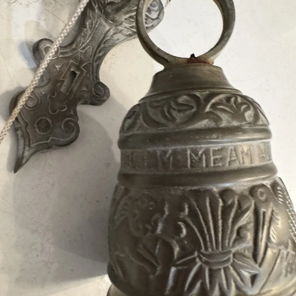 Vintage Brass Church Wall Bell‎ For Sanctuary & Sacristy Made In Tiawan